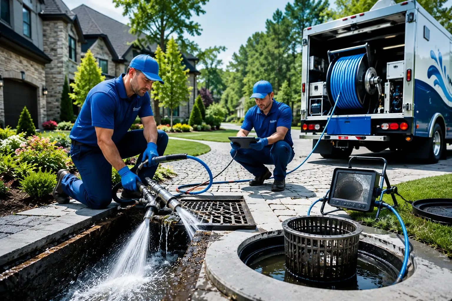 Local outdoor drain cleaning professionals in Asher, OK